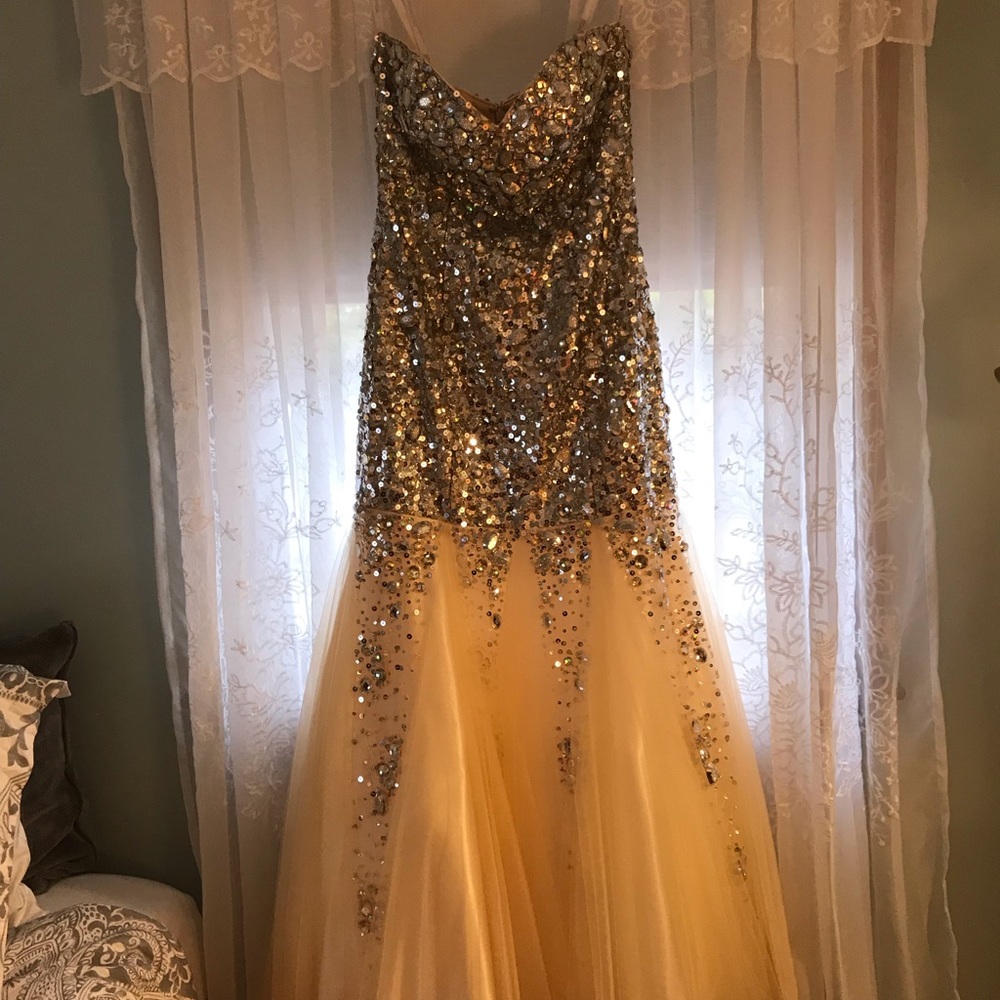 Tony Bowls Paris Collection pageant/prom gown